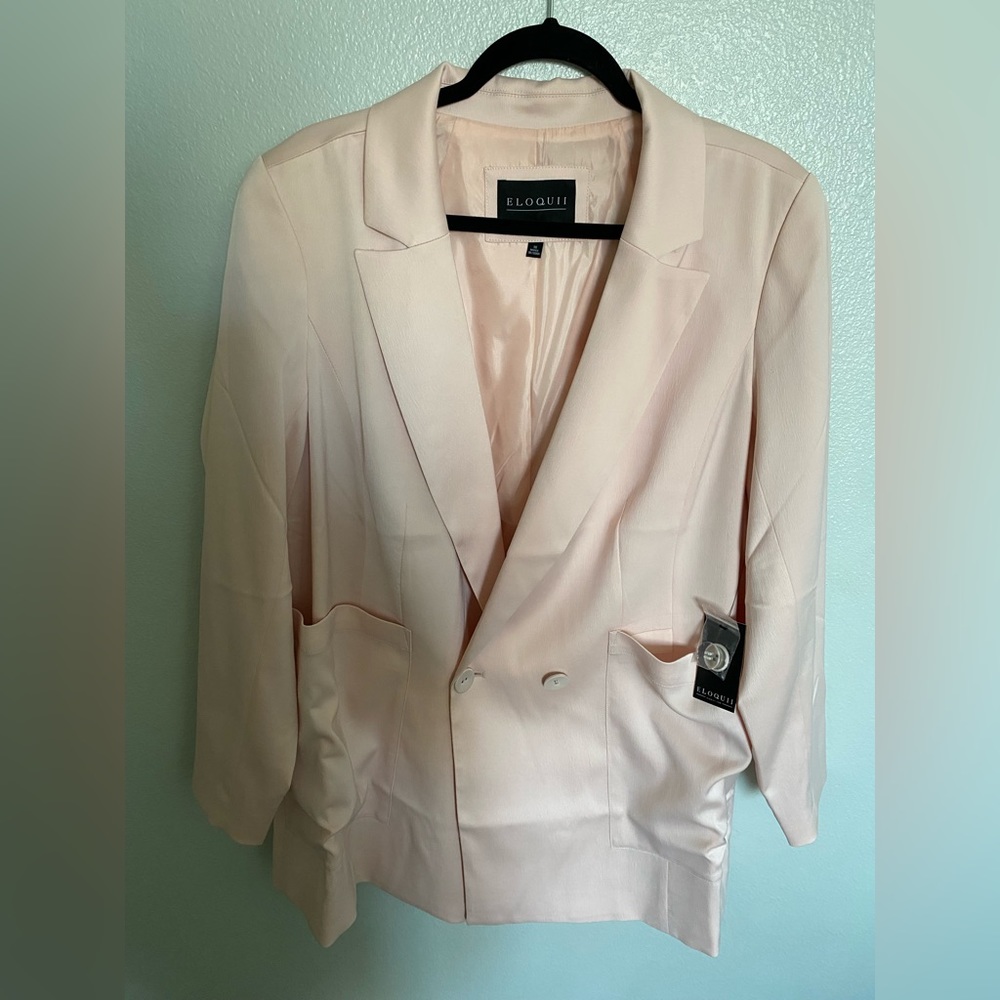 oversize eloquii blazer